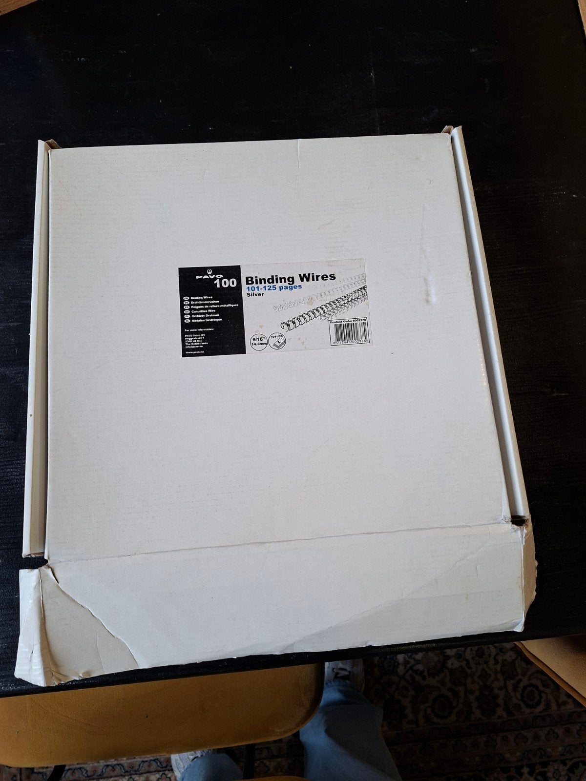 bindruggen voor inbindmachine A4, 100-125 paginas, Ophalen of Verzenden