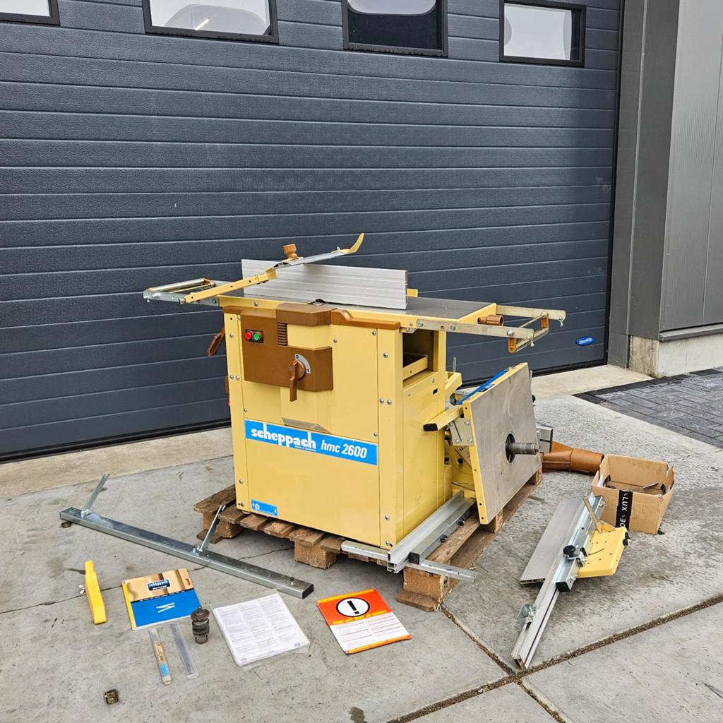 Scheppach combinatiemachine 5in1 ** 5voudig als nieuw, 70 mm of meer, Overige typen, Zo goed als nieuw, 1200 watt of meer