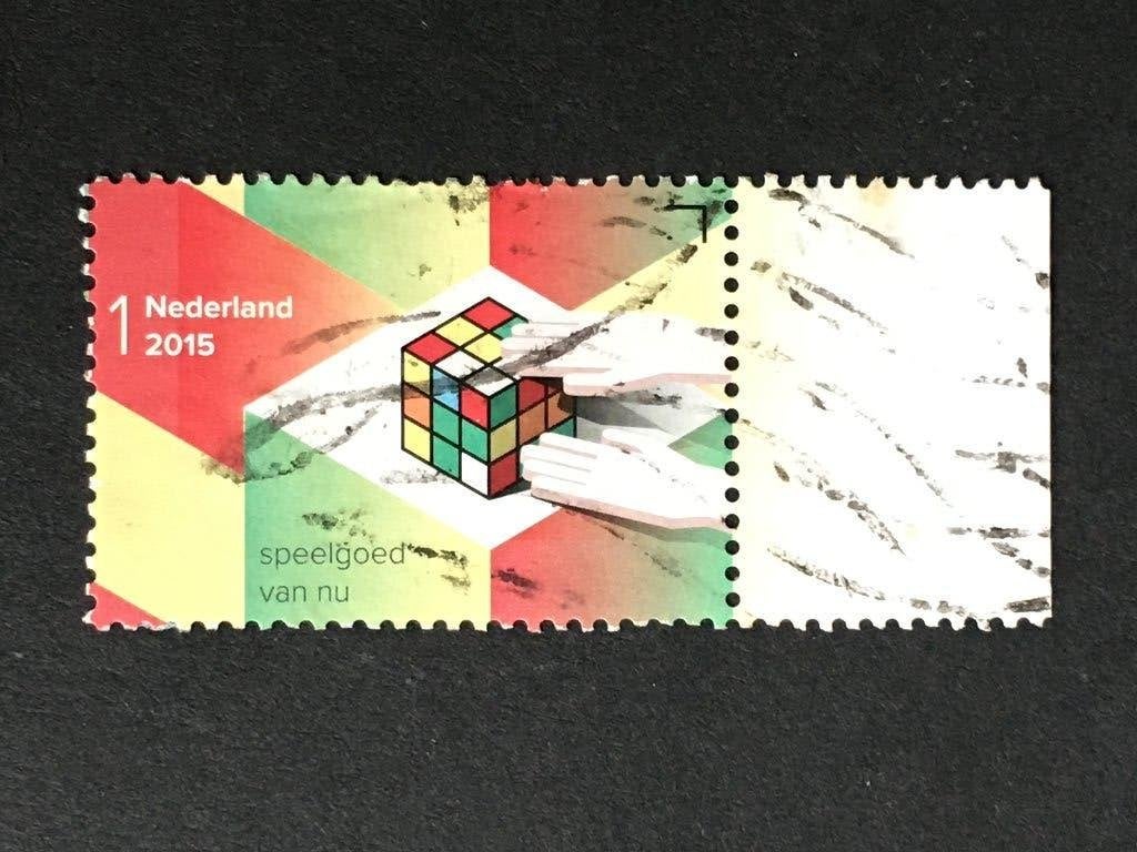3088 Nederland 2015 NVPH 3288 Rubik's Cube - gestempeld, Ophalen of Verzenden, Na 1940, Gestempeld