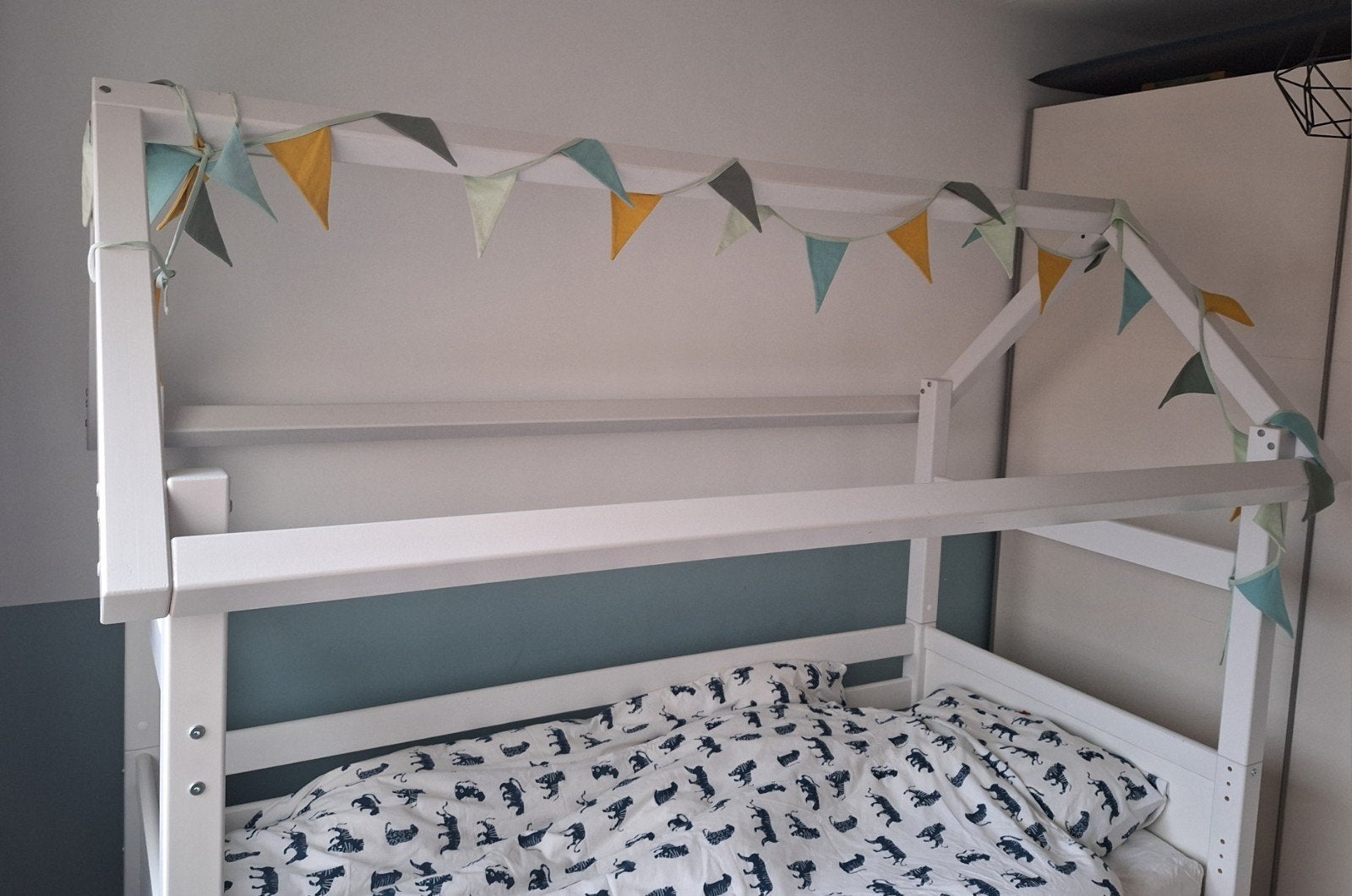 Dakframe/dakhuisje flexworld bed, Ophalen, Eenpersoons, Hoogslaper