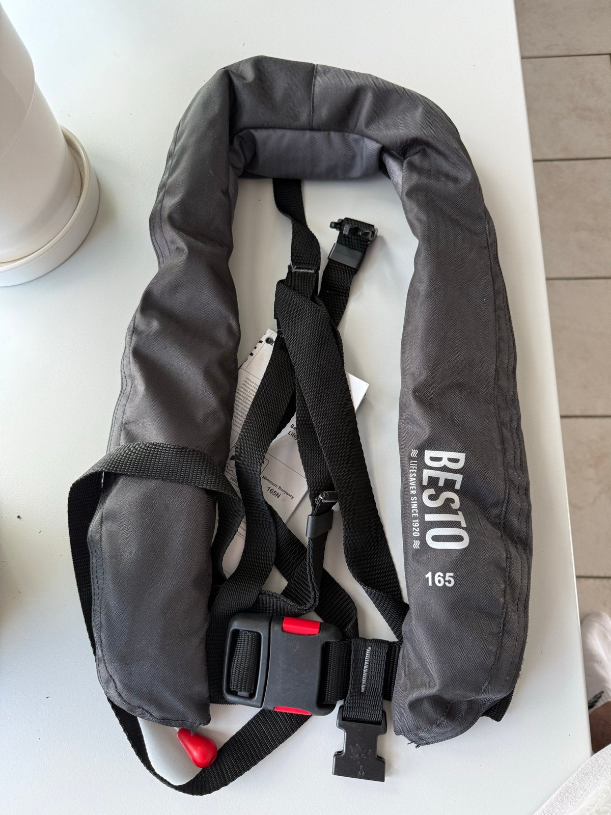 Besto 165N Automatisch Reddingsvest Zwart, Ophalen of Verzenden, Nieuw, Overige typen