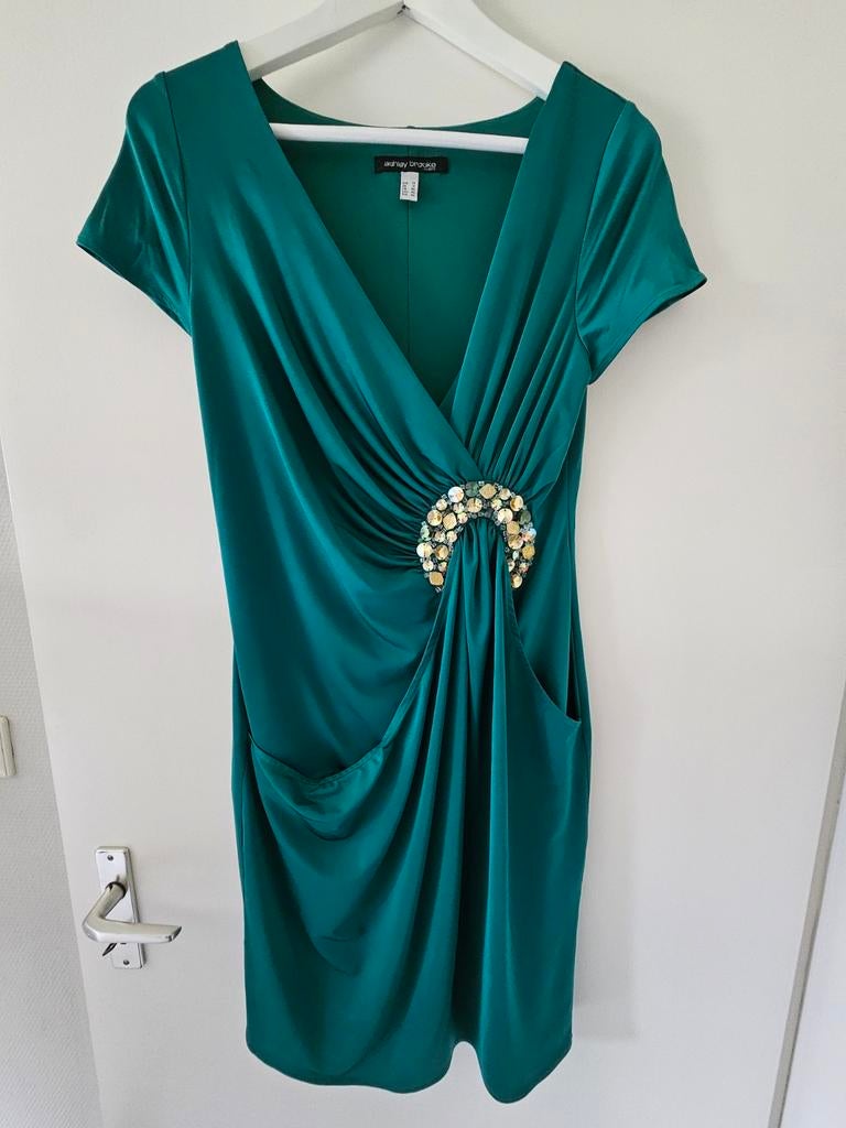 Ashley Brooke feestjurk mt 38, Kleding | Dames, Jurken, Maat 38/40 (M), Ophalen of Verzenden, Zo goed als nieuw, Ashley brooke