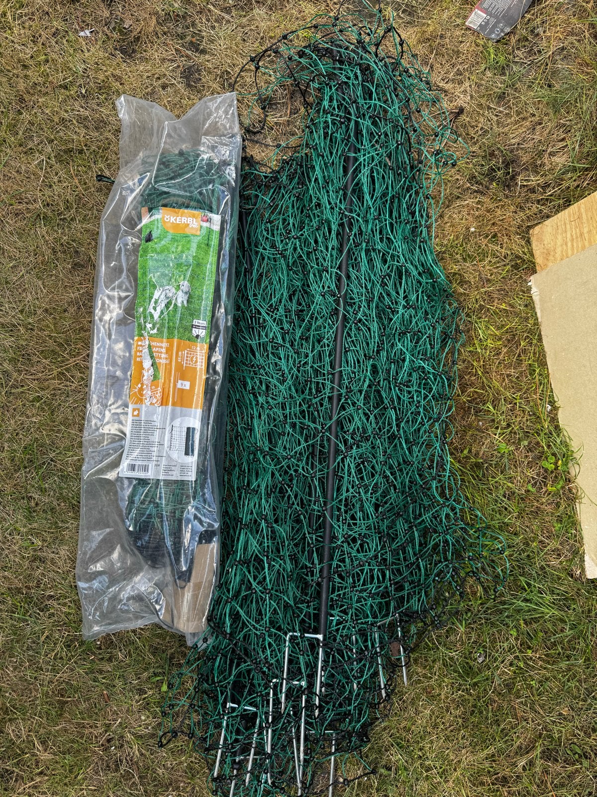 Afrastering net - 12m lang, 65cm hoog, Ophalen of Verzenden, Nieuw, Kunststof, Gaashekwerk