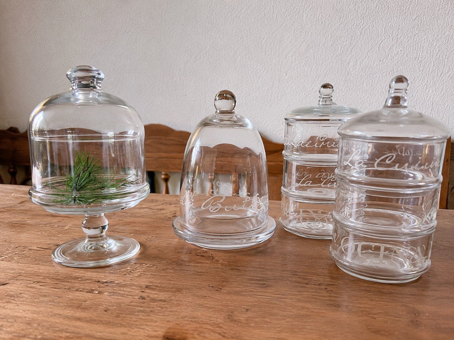 Riviera maison glas, stolp, voorraad potjes, Ophalen
