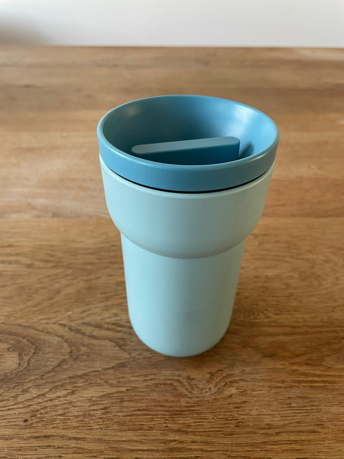 Mepal Ellipse Reisbeker 275 ml - Blauw/Groen, Ophalen of Verzenden, Gebruikt, Kunststof, Blauw
