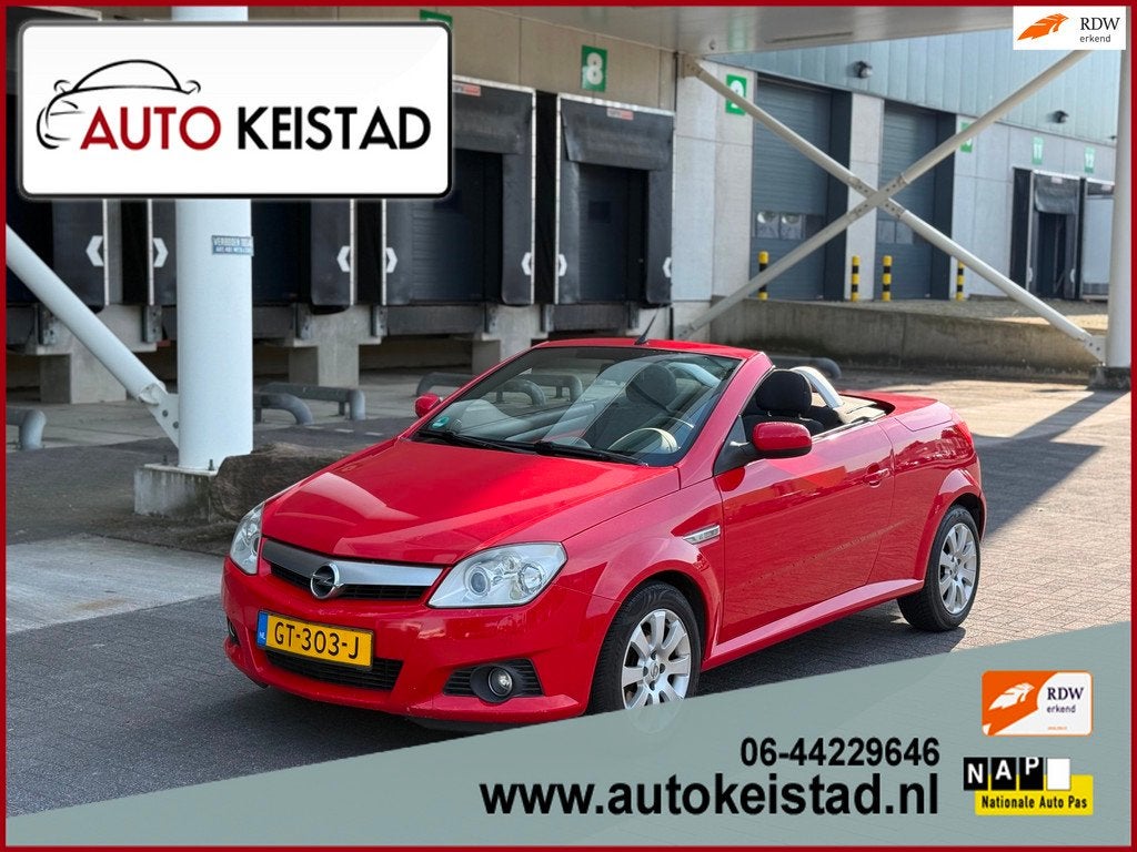 Opel Tigra TwinTop 1.4-16V Rhythm CABRIOLET AIRCO/STUURWIEL, Auto's, Opel, Voorwielaandrijving, Gebruikt, 4 cilinders, Cabriolet