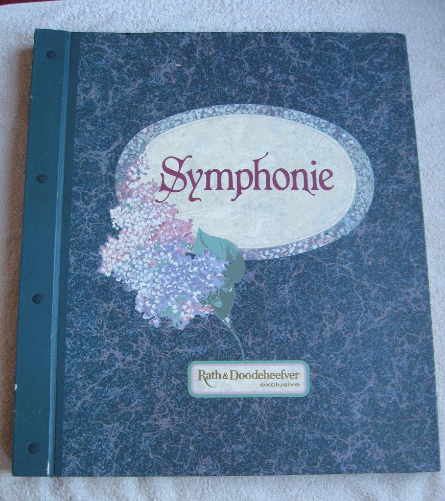 Rath & Doodeheefver behangstalenboek Symphony (nieuwstaat), Ophalen, Zo goed als nieuw, Knutselwerk