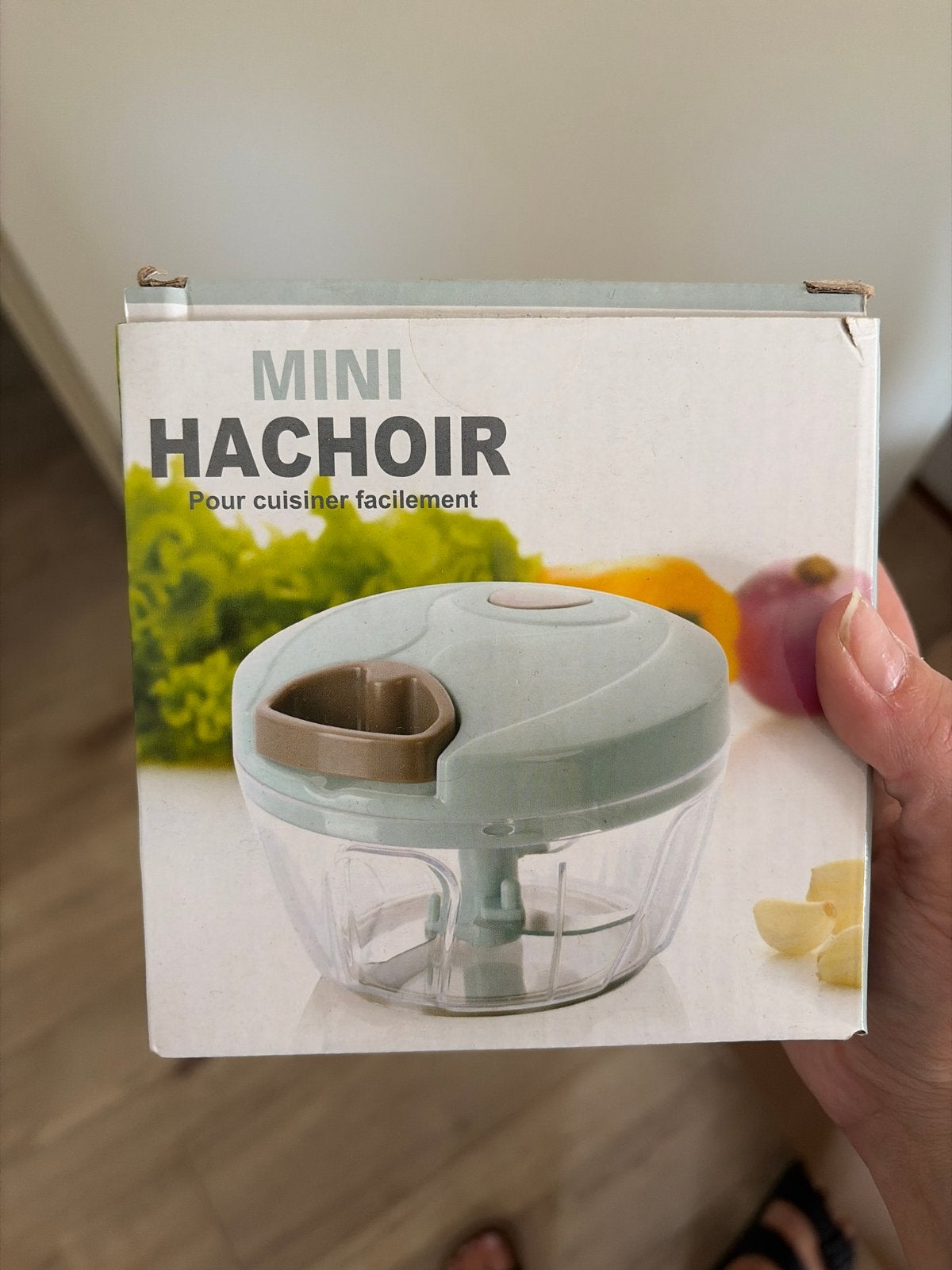 Mini hakmolen - Handmatige keukenmachine, Ophalen, Kunststof, Zo goed als nieuw, Overige merken