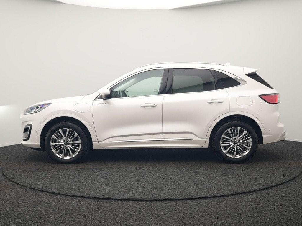 Ford Kuga 2.5 Vignale PHEV 225pk Dealer O.H. | Adaptive Crui, Gebruikt, Zwart, 4 cilinders, Adaptive Cruise Control