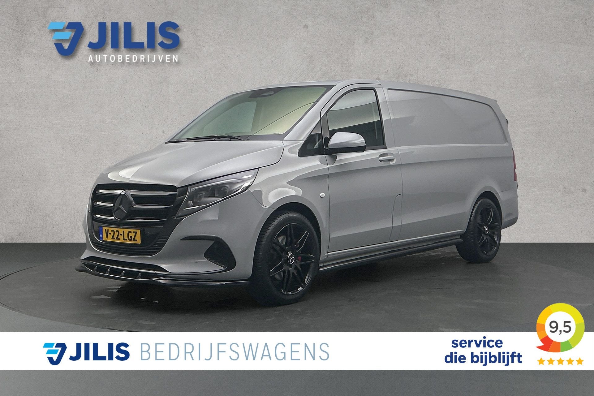 Mercedes-Benz Vito 119 CDI L2 4x4 Automaat | AMG Black Editi, Auto's, Automaat, Gebruikt, 2500 kg, Bedrijf