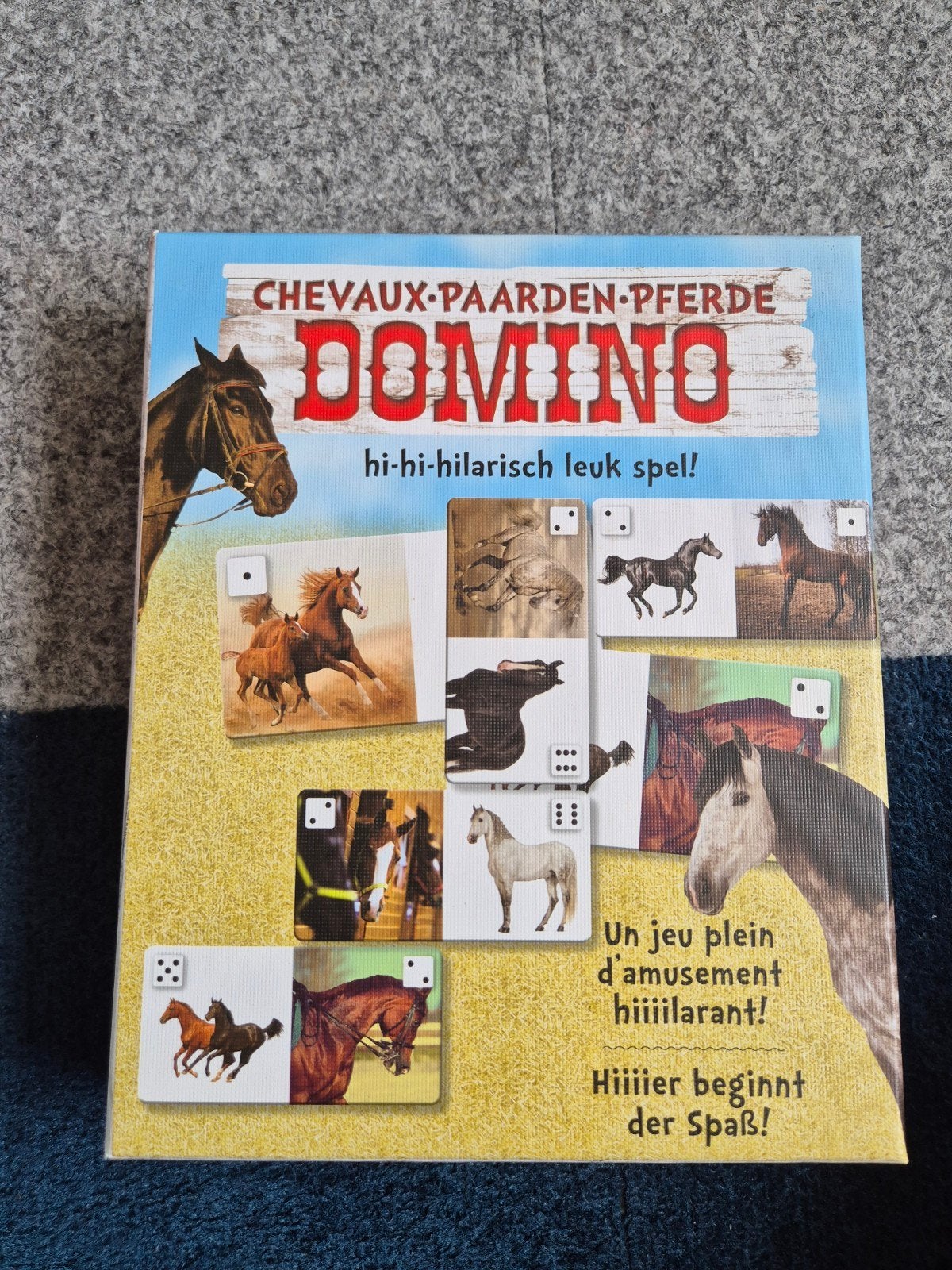 paarden domino, Ophalen of Verzenden, Meer dan 50 stukjes, Zo goed als nieuw, 6 jaar of ouder