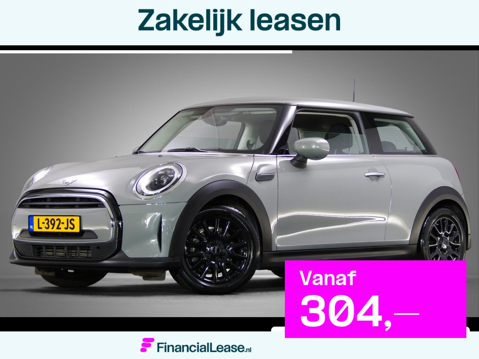 Mini One 1.5 Essential (UNION JACK LIGHTS, APPLE CARPLAY/AND, Voorwielaandrijving, Dealer onderhouden, Stof, Gebruikt