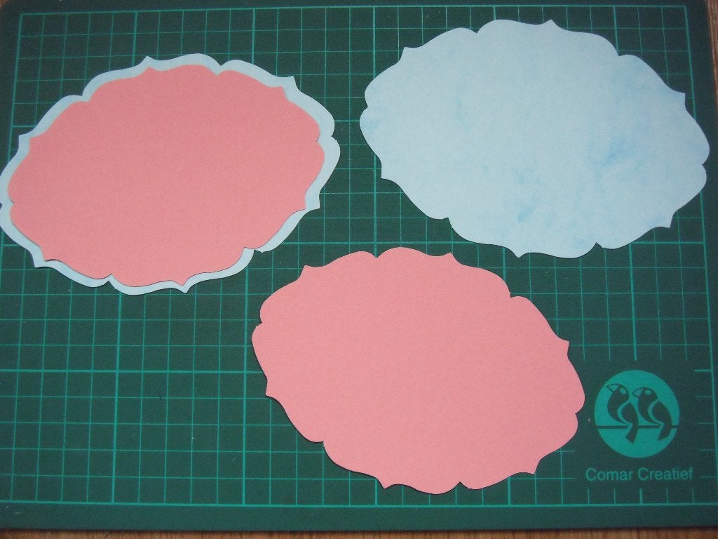 stansjes opleg rose en blauw, Ophalen of Verzenden, Nieuw, Overige thema's, Overige typen