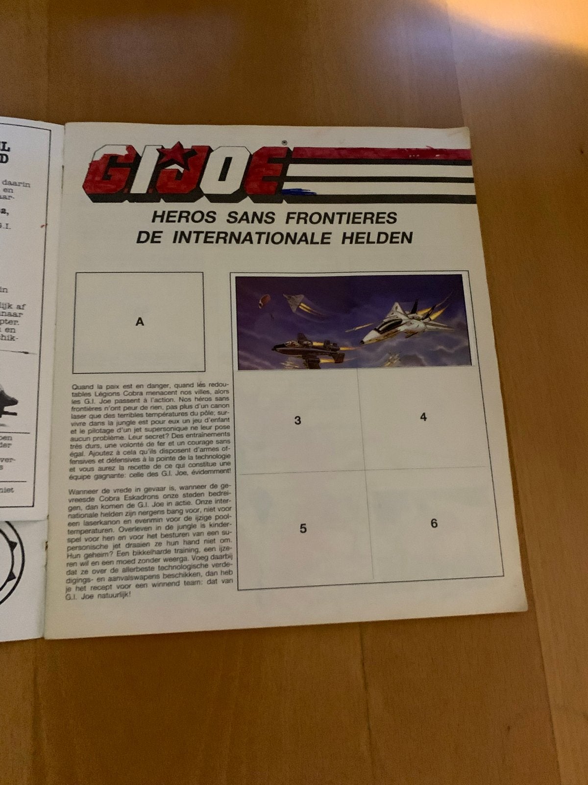 G.I. Joe Panini Stickerboek - Onvolledig, Ophalen of Verzenden, Gebruikt, Stickers en Plaatjes