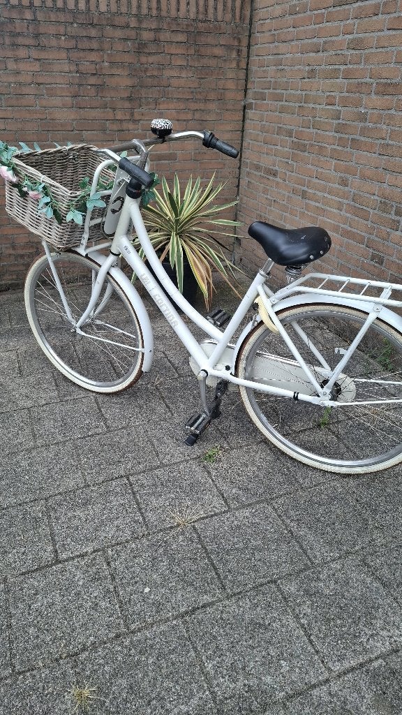 Cortina fiets 28 inch, Fietsen en Brommers, Fietsen | Dames | Damesfietsen, Terugtraprem, Gebruikt, Versnellingen, 56 cm of meer
