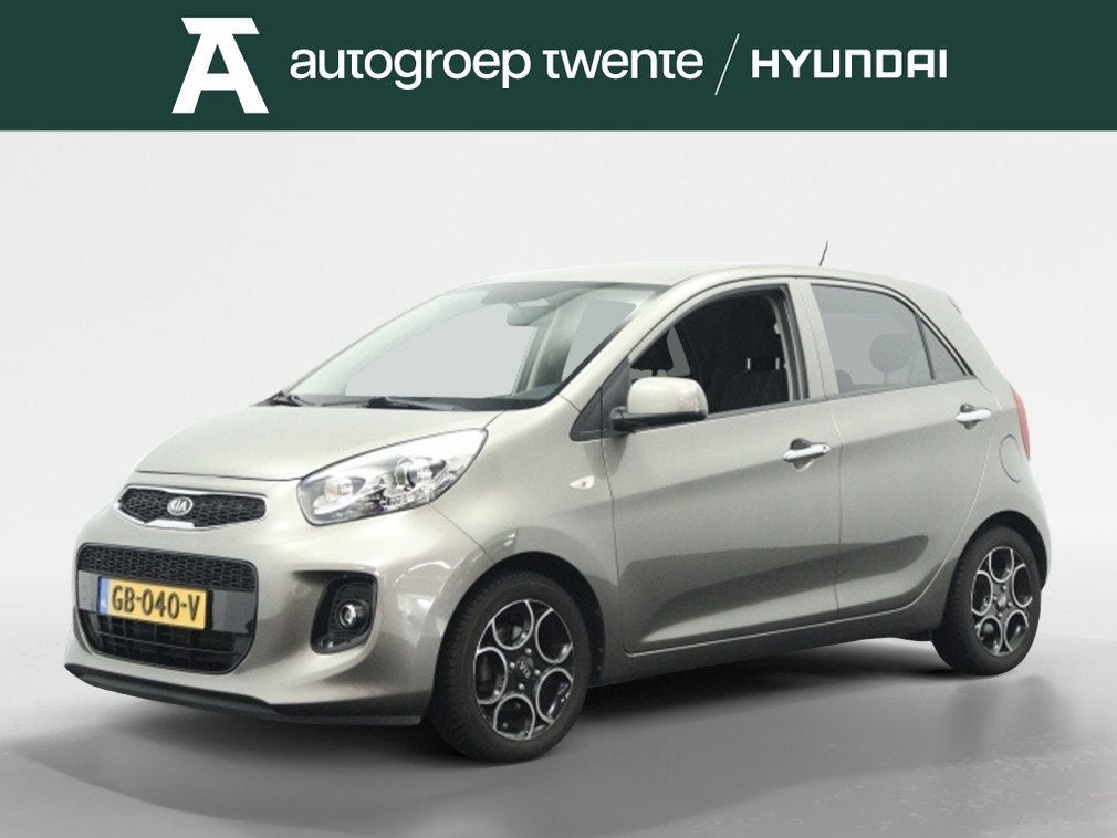 Kia Picanto 1.0 CVVT First Edition | Climate control | Cruis, 65 pk, Stof, Gebruikt, Automatische klimaatregeling