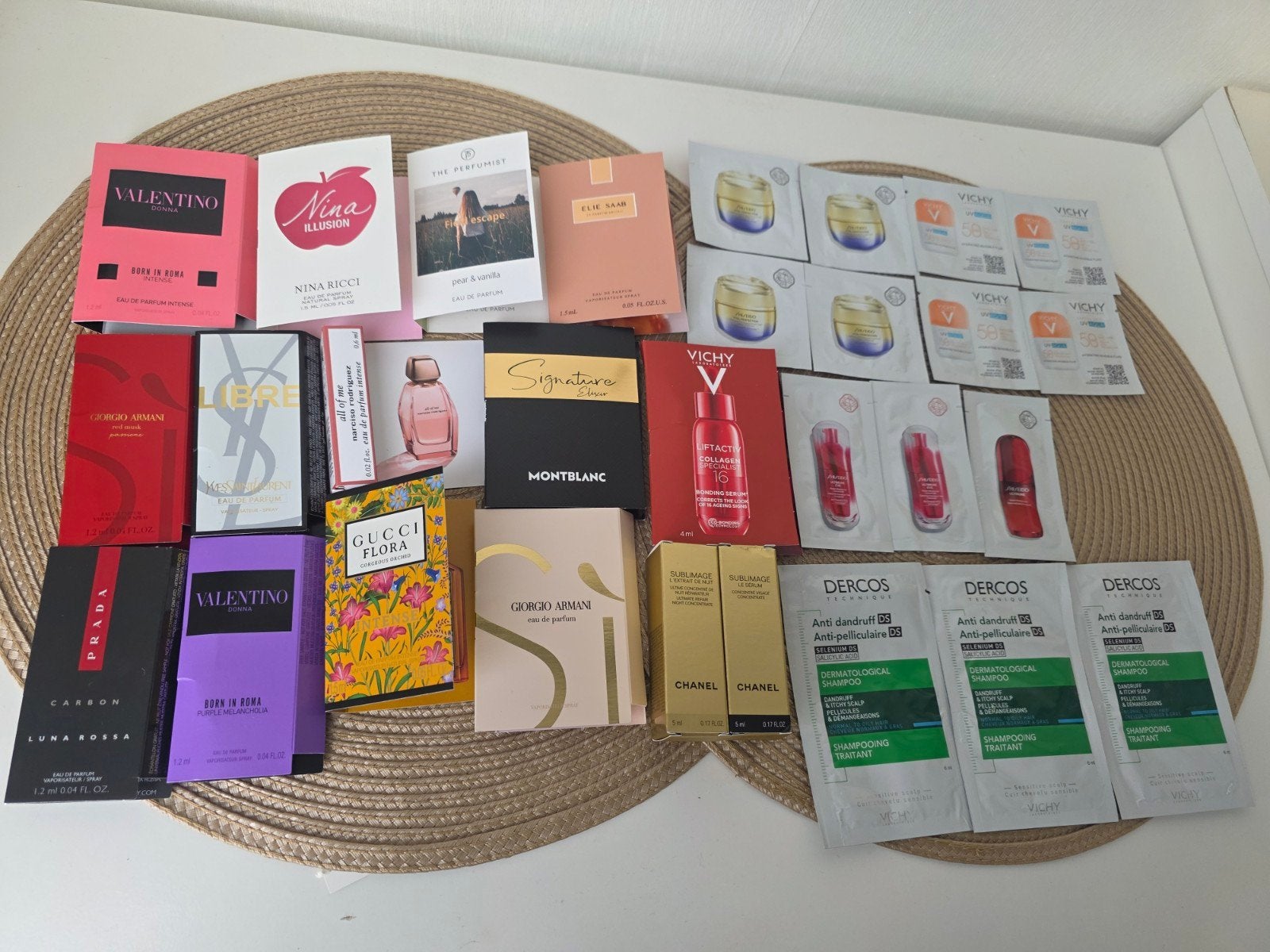 29 parfum skincare samples gucci chanel, Ophalen of Verzenden, Nieuw, Miniatuur