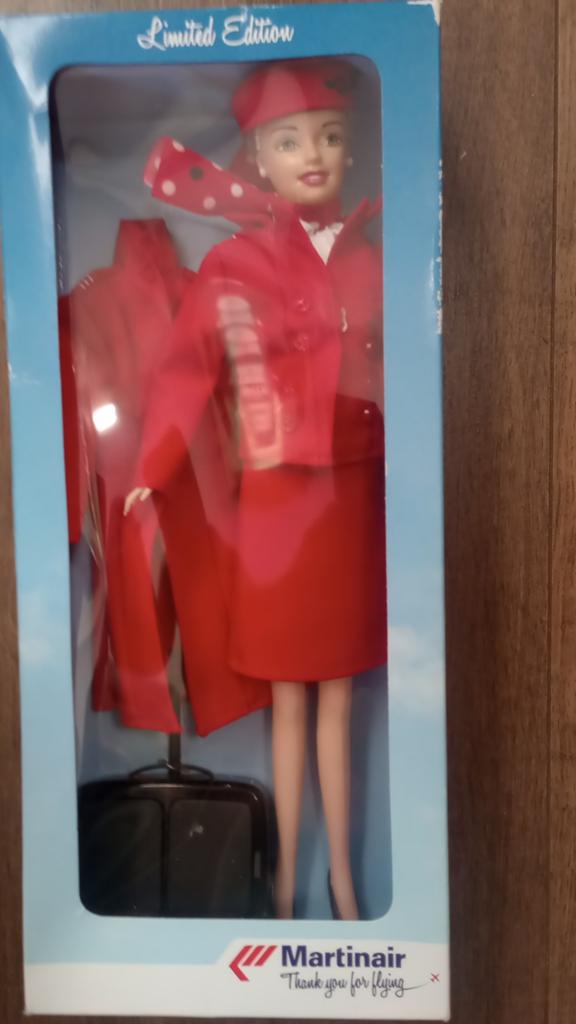 Martinair Barbie Limited Edition - Nieuw in doos, Ophalen of Verzenden, Nieuw, Barbie