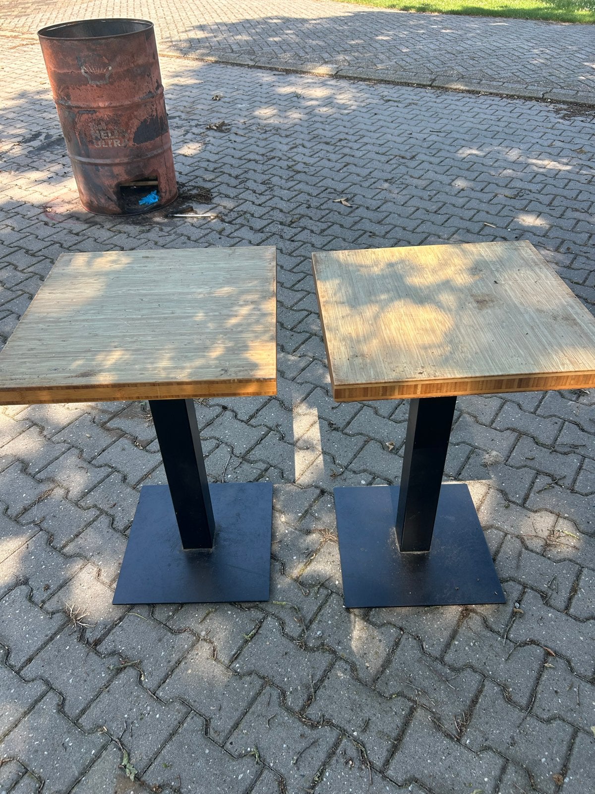 2 horeca tafels, Huis en Inrichting, Barren, Ophalen