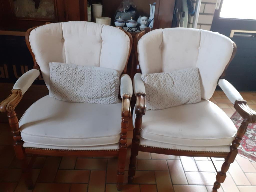 Twee mooie oude stoeltjes, Ophalen of Verzenden
