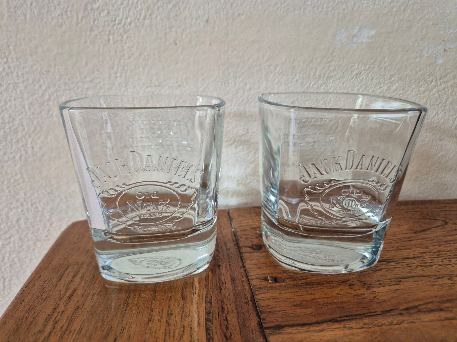Set van 2 Jack Daniel's Old No.7 whiskyglazen *zgan*, Ophalen of Verzenden, Zo goed als nieuw, Overige typen