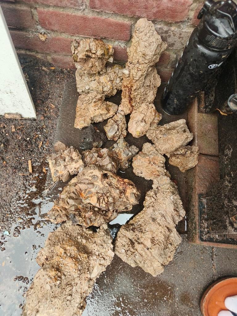 Gedetailleerde natuursteen voor terrarium aquarium, Ophalen of Verzenden, Graniet, Overige typen