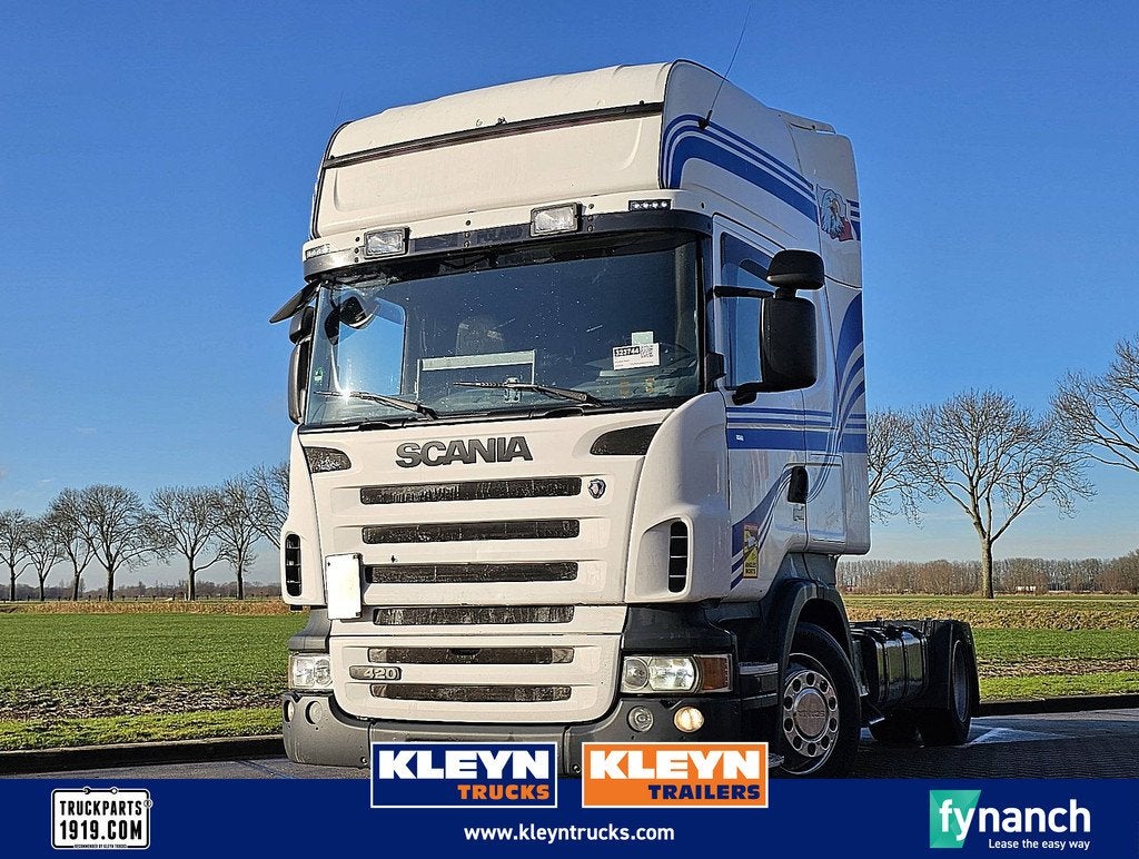 SCANIA R420 tl mega retarder, Automaat, Euro 5, Scania, Wit