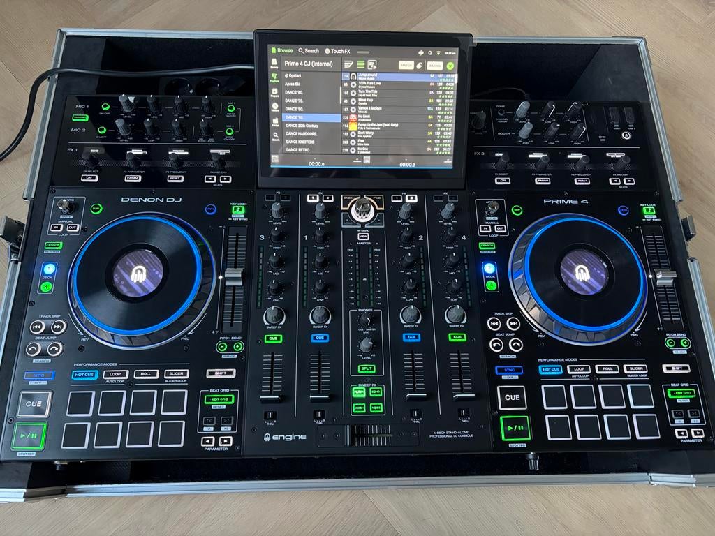 Denon DJ Prime 4 All-in-One DJ Systeem, Ophalen, Zo goed als nieuw, Dj-set, Denon