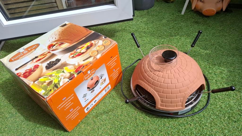 Pizzarette, Witgoed en Apparatuur, Gourmetstellen, Ophalen, Gebruikt, 4 t/m 7 personen