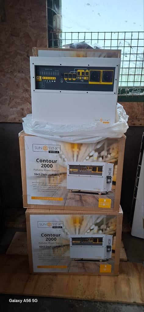 contour 2000 powerstation noodstroom powerpack ups off-grid, Caravans en Kamperen, Ophalen of Verzenden, Nieuw