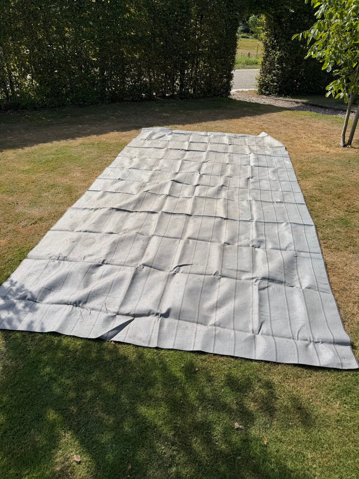 Partytent/zeil 2,50 x 4,80 meter met lichte beschadigingen, Tuin en Terras, Partytenten, Ophalen, Gebruikt, Partytent, Minder dan 5 meter