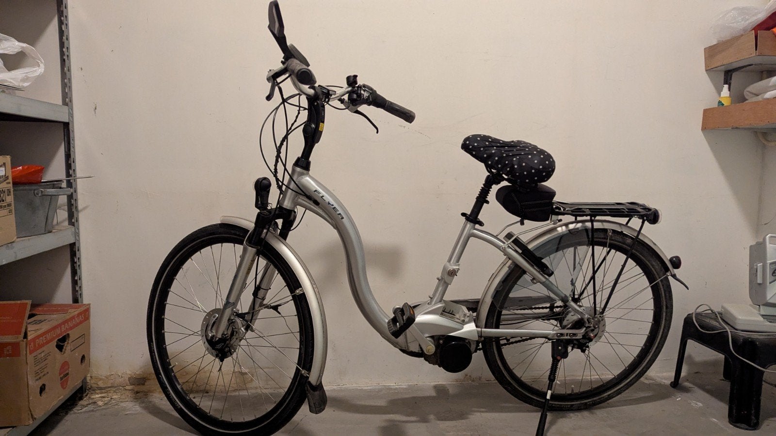 Flyer E-bike 26 inch met middenmotor en 5 versnellingen, Fietsen en Brommers, Ophalen