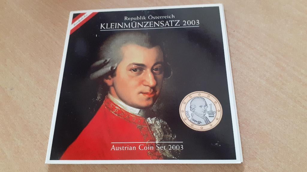 euro munt set Oostenrijk 2003, Ophalen of Verzenden, Oostenrijk, Overige waardes, Setje