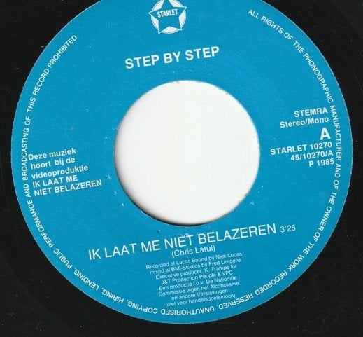 PIRAAT Ik Laat Me Niet Belazeren Alco-Blues - STARLET, Cd's en Dvd's, Vinyl Singles, Ophalen, Gebruikt, Nederlandstalig