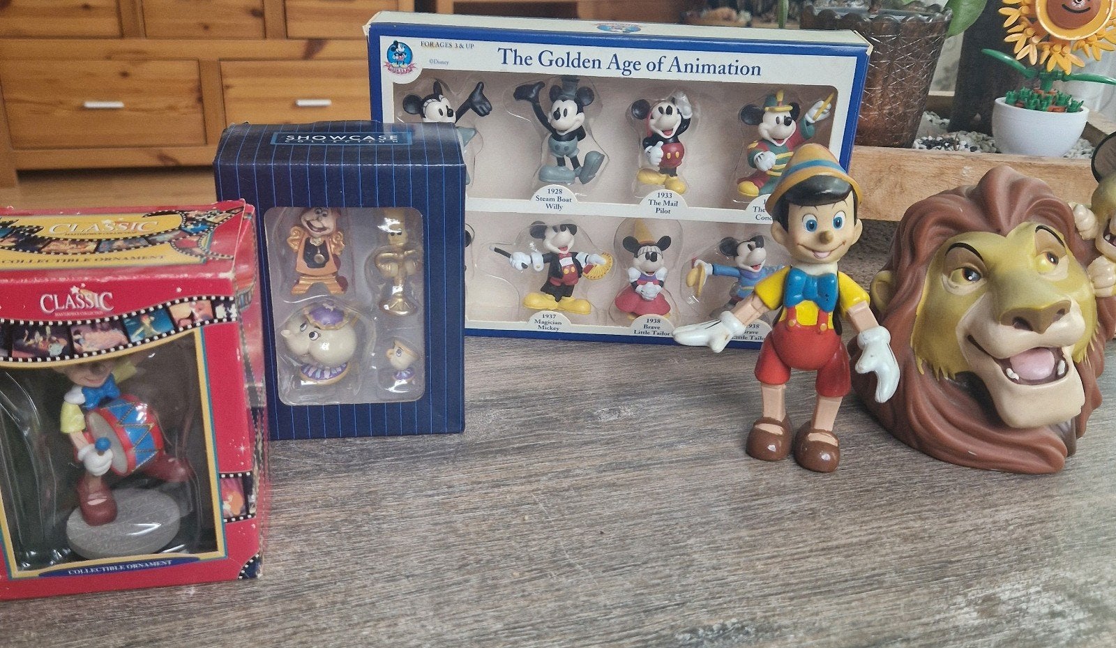 Disney beeldjes: Pinokkio, Belle en het Beest, Mickey Mouse, Verzamelen, Ophalen of Verzenden