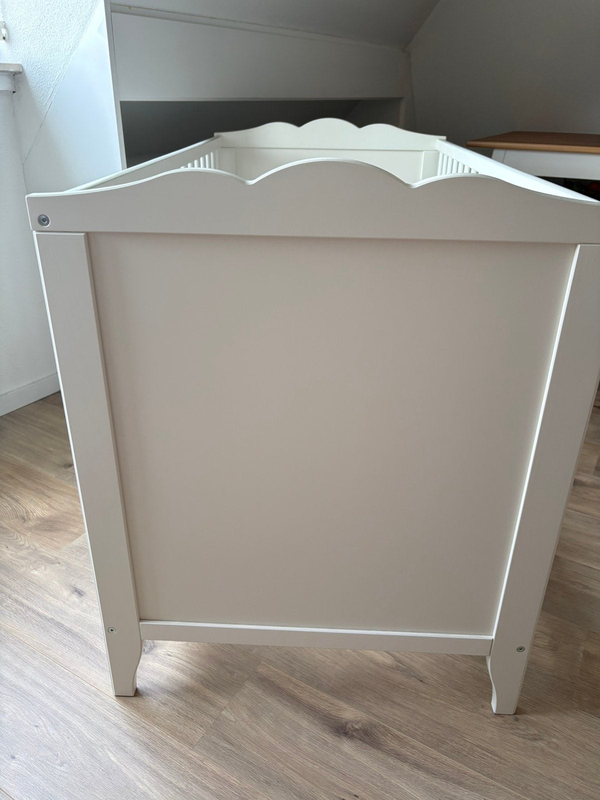 Ikea ledikant wit, Kinderen en Baby's, Ophalen, Gebruikt, Ledikant