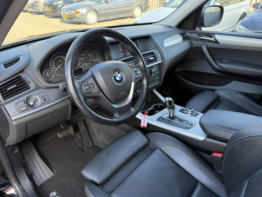 BMW X3 xDrive20d High Executive Panoramadak/leder/xenon, Auto's, BMW, Automaat, Euro 5, Zwart, 2000 kg