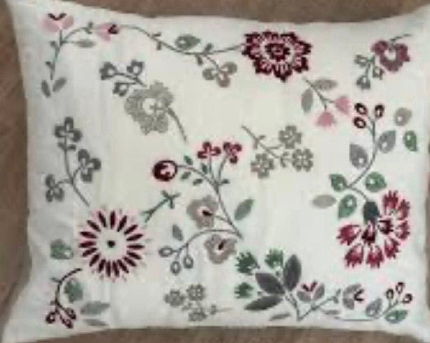 4 IKEA HEDBLOMSTER kussenslopen met bloemenprint, Gebruikt, Meerkleurig, Ophalen of Verzenden, Sierkussen