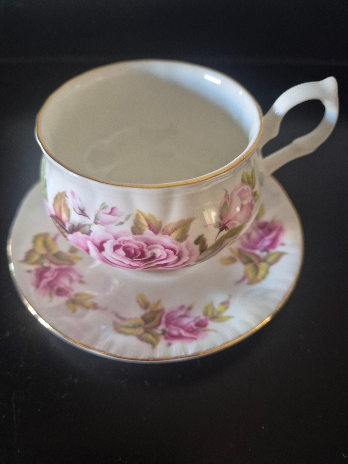 Springfield bone china porselein, Ophalen of Verzenden, Zo goed als nieuw, Porselein, Kop en/of schotel