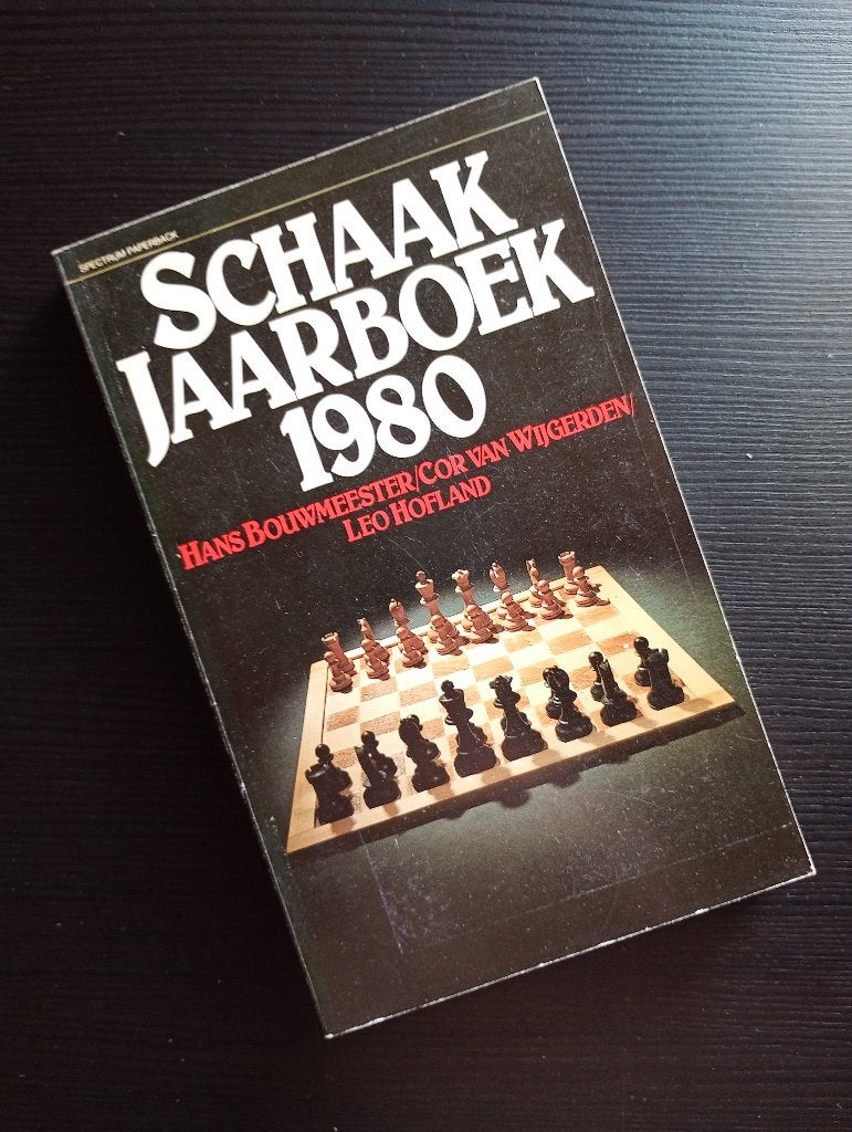 Schaakjaarboek 1980, Ophalen of Verzenden, Minder dan 500 stukjes, Zo goed als nieuw, Schaken