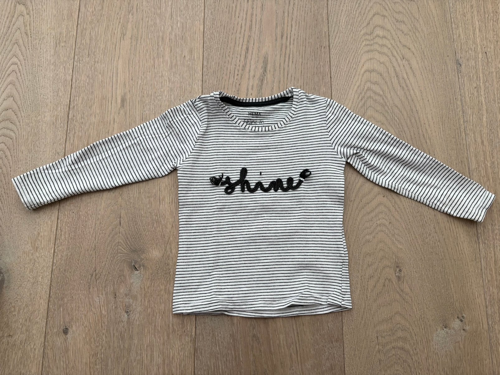 Shirt longsleeve Hema maat 86/92, Ophalen of Verzenden, Gebruikt, Meisje, Shirtje of Longsleeve