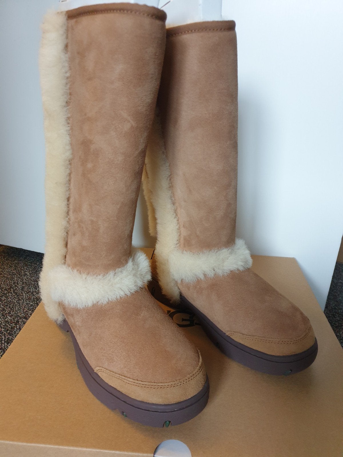 Ugg Sunburst laarzen maat 38 (7), Hoge laarzen, UGG, Bruin, Verzenden