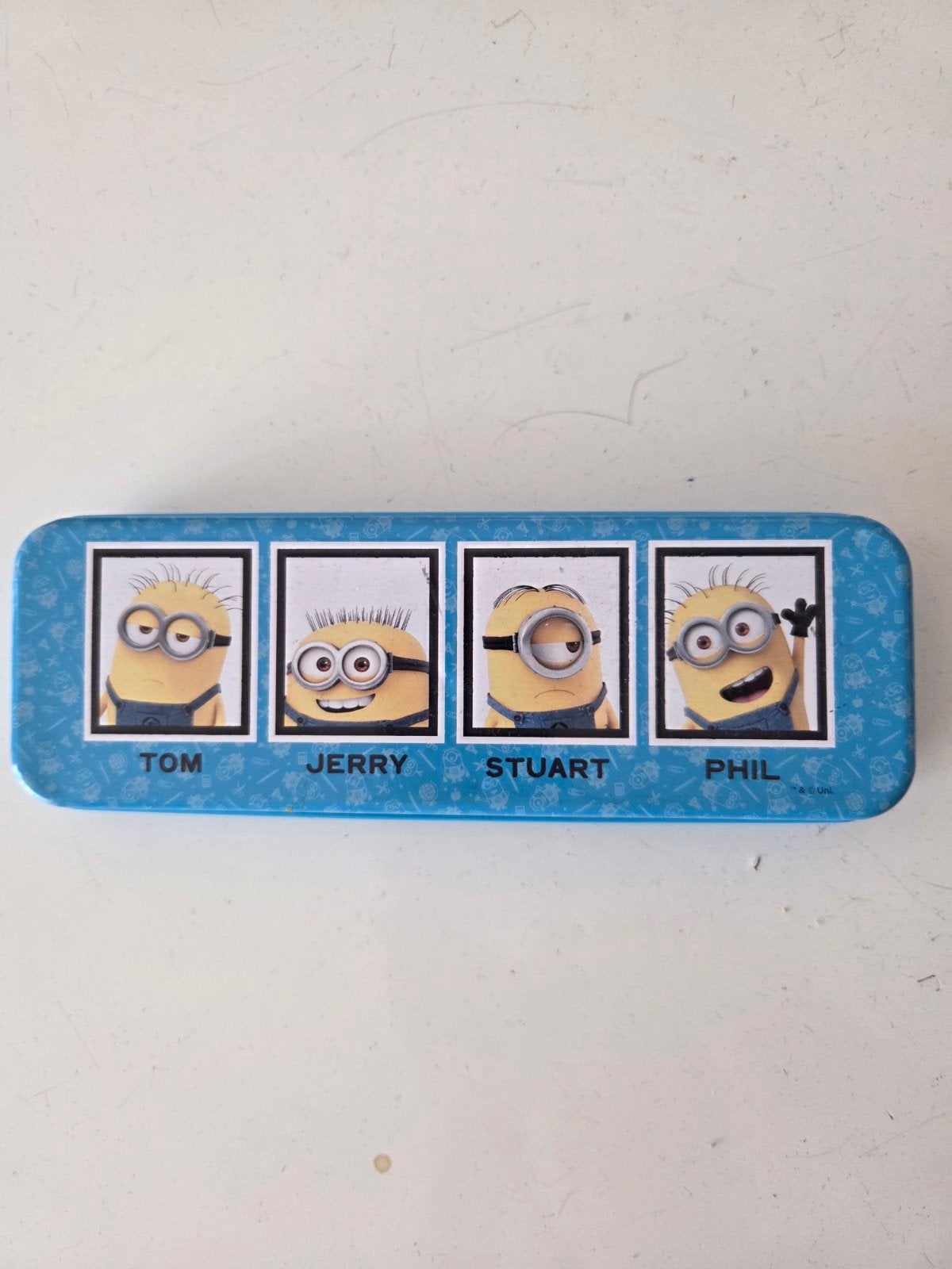 minions blikje met inhoud, Ophalen of Verzenden, Gebruikt, Potlood of Stift