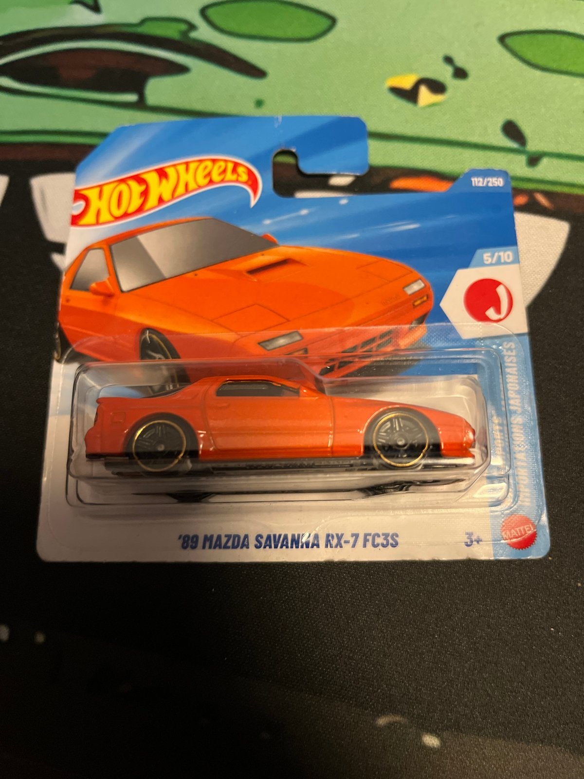 Hot Wheels '89 Mazda Savanna RX-7 FC3S - Oranje, Ophalen of Verzenden, Nieuw, Auto, Overige merken