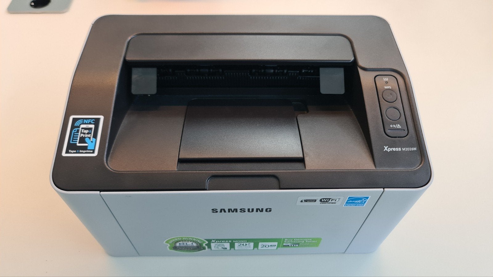 Samsung Xpress M2026W Laserprinter - Zo goed als nieuw, Computers en Software, Printers, Zwart-en-wit printen, Printer, Draadloos