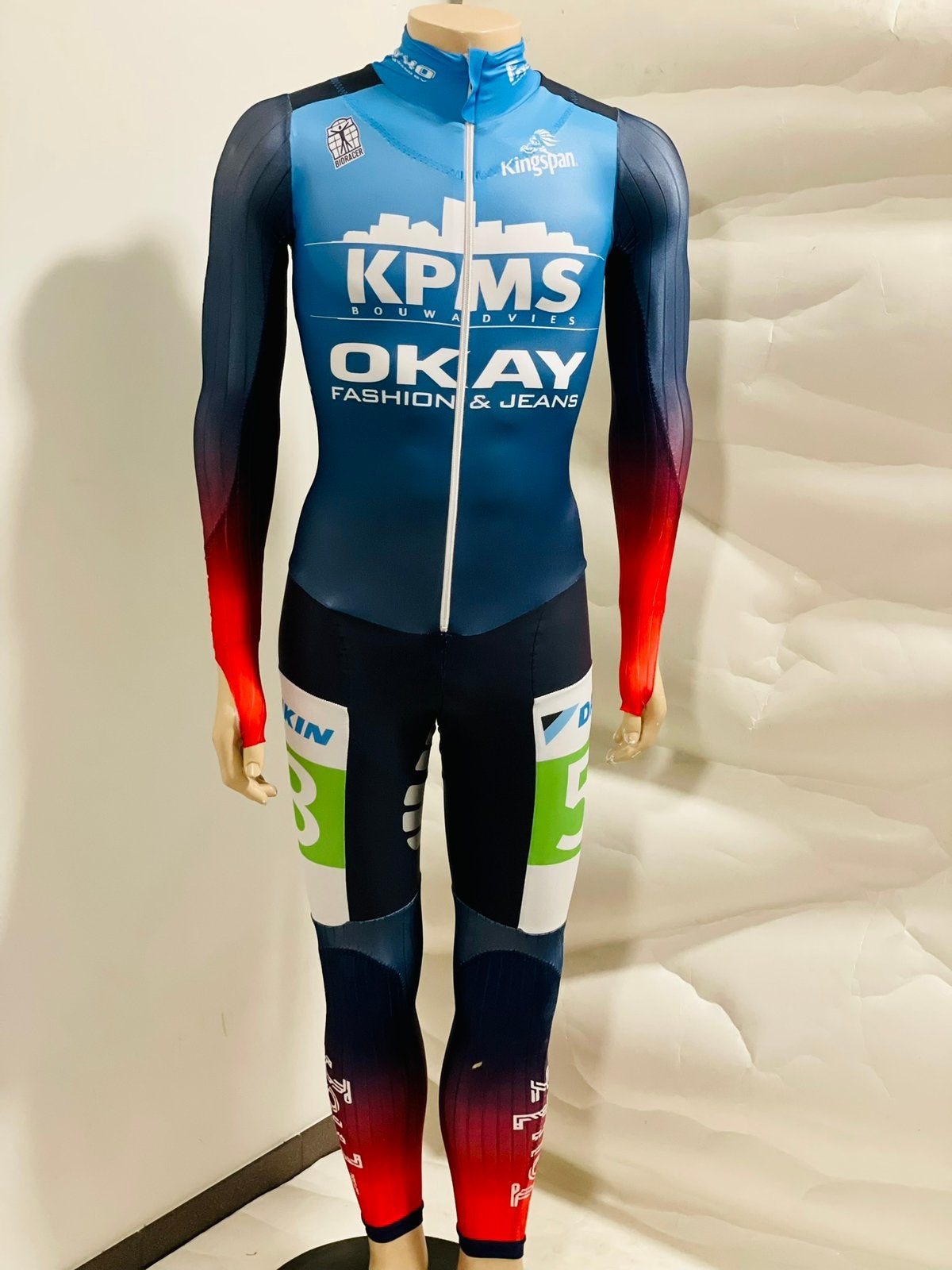 Schaatskleding schaatspak snelpak speedsuit maat M Bioracer, Ophalen of Verzenden, Zo goed als nieuw
