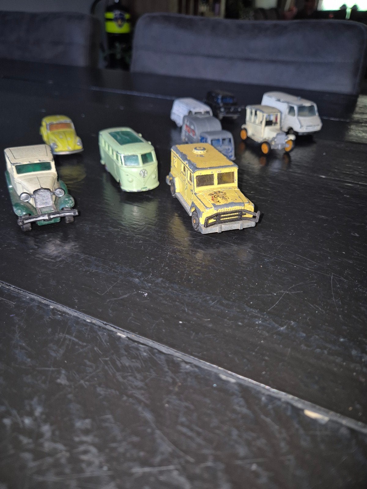 Vintage miniatuurauto's - set van 9 of per stuk te koop, Ophalen, Gebruikt