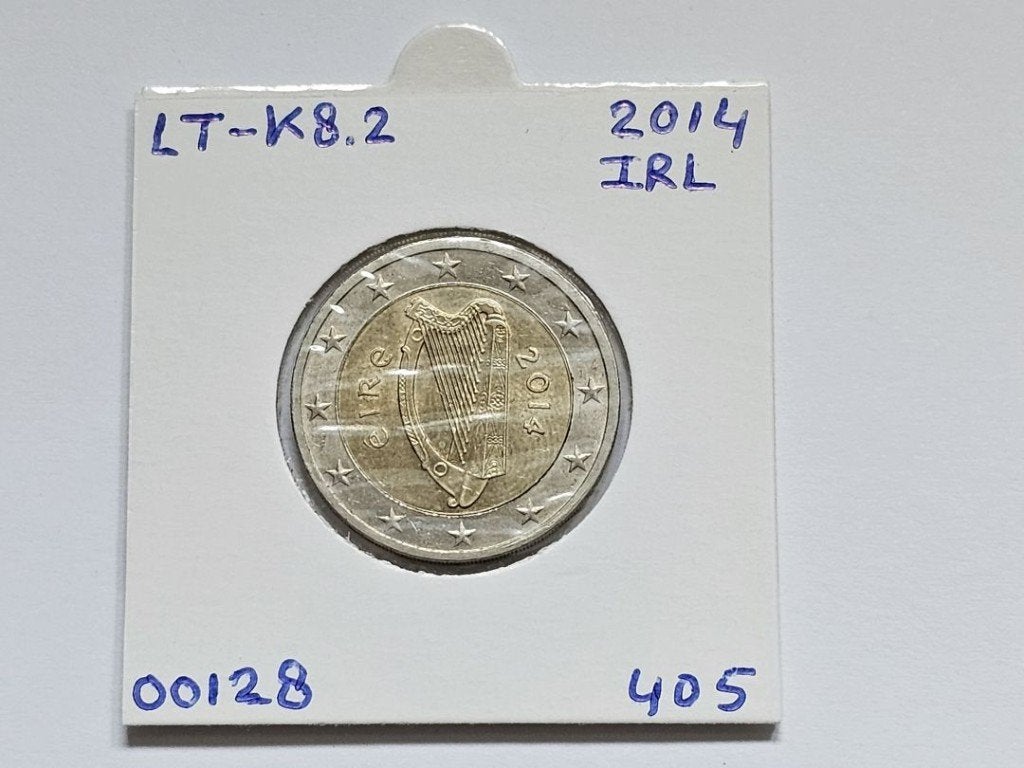 2-euromunt Ierland (IRL) 2014 Koers LT-K8.2, Ophalen of Verzenden, Ierland, 2 euro, Losse munt