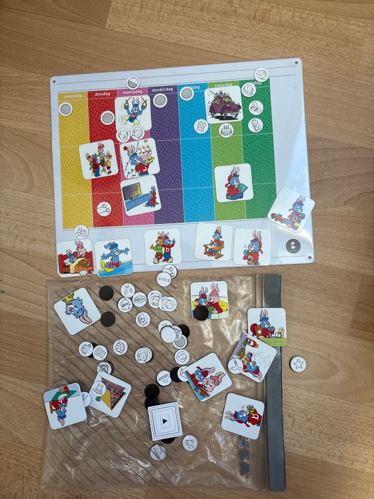 Magneet week agenda voor peuters en kleuters, Kinderen en Baby's, Ophalen of Verzenden, Gebruikt, Ontdekken