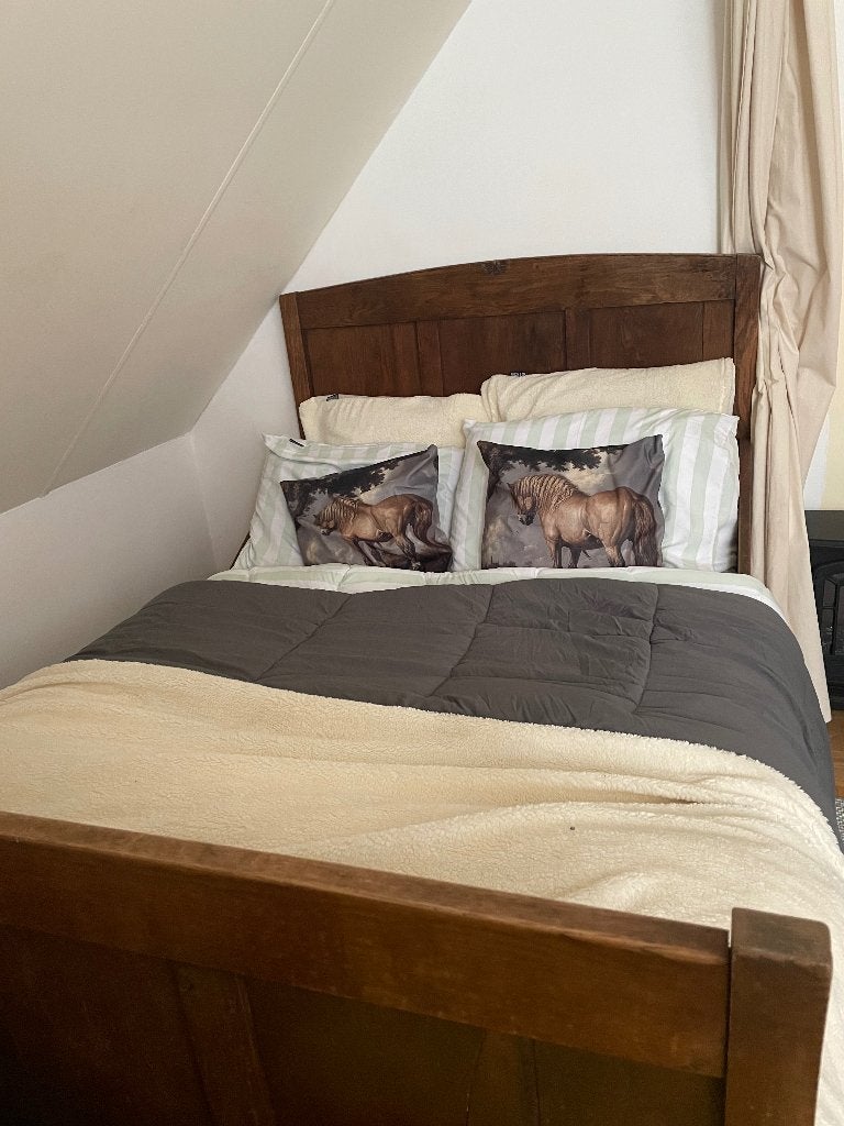 Twijfelaar   Kinderbed, Ophalen, Gebruikt, Bruin, 190 cm of minder
